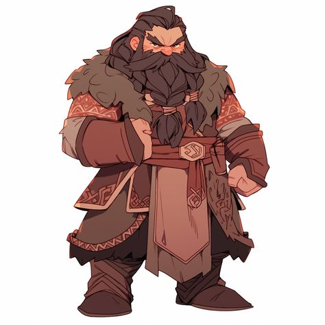 Fantasy Dwarves Art, Dnd Lumberjack, Winter Ranger Dnd, Drawing Dwarves, Dwarves Character Design, Dwarven Character Design, Arctic Character Design, Dnd Npc Characters, Dungeons And Dragons Illustration