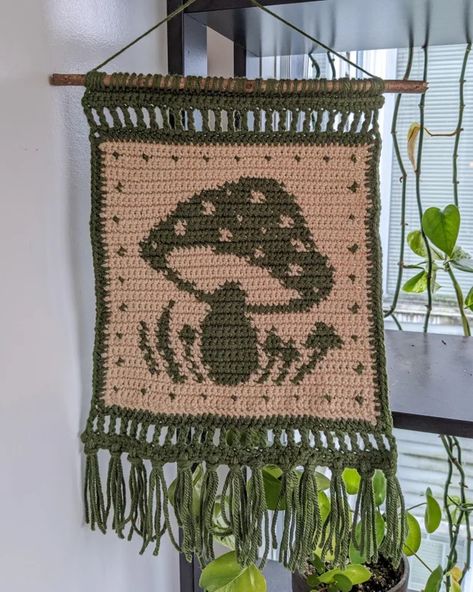 This sub is for crocheters to share their workdiscussswap ideasand supporthelp each otherWe like fun contributions and discussionSo,... Crochet Art Wall Pattern, Crochet Mushroom Tapestry Pattern Free, Diy Crochet Tapestry, Knitting Wall Hanging, Crochet Room Decor Cottage Core, Crochet Tapestry Mushroom, Crochet Hanging Tapestry, Tapestry Crochet Wall Hanging Free Pattern, Tapestry Bedroom Crochet