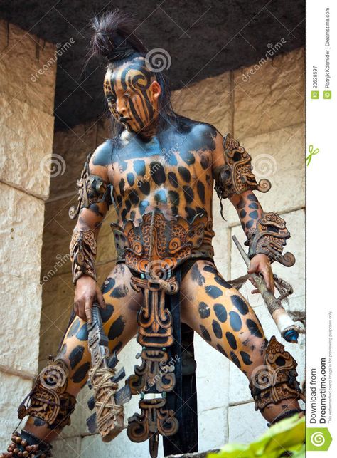 Warrior At Mayan Temple - Download From Over 39 Million High Quality Stock Photos, Images, Vectors. Sign up for FREE today. Image: 20628597 Aztec Culture, Mayan Art, Aztec Warrior, Mayan Culture, Aztec Art, Samana, Mexican Culture, Warrior Princess, Mexican Art