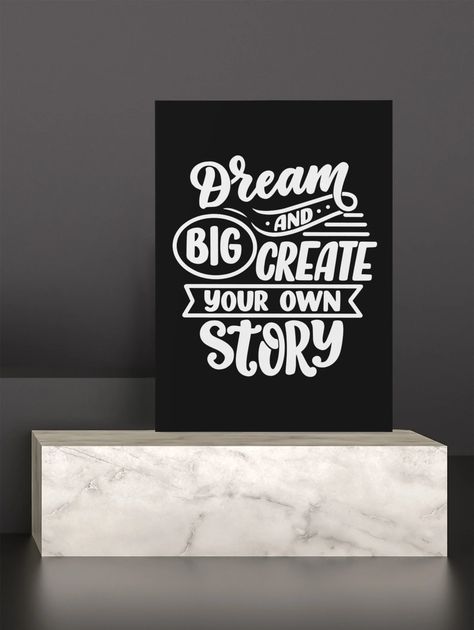 Dream Big and Create Wall Print Home Decorwall Decor Wall - Etsy Canada Printable Wall Art Bedroom, Create Your Own Story, Art Bedroom Wall, Wall Art Bedroom, Scandinavian Print, Wall Decor Quotes, Ocean Wall Art, Bedroom Wall Decor, Ocean Print