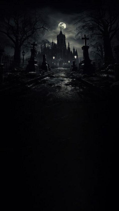 Scary haunted castle, Halloween design | premium image by rawpixel.com / Nunny Gothic Background Aesthetic, Haunted Background, Haunted House Wallpaper, Haunted Wallpaper, Iphone Wallpaper Halloween, Scary Castle, Dark Iphone Wallpaper, Wallpaper Gothic, Iphone Wallpaper Dark