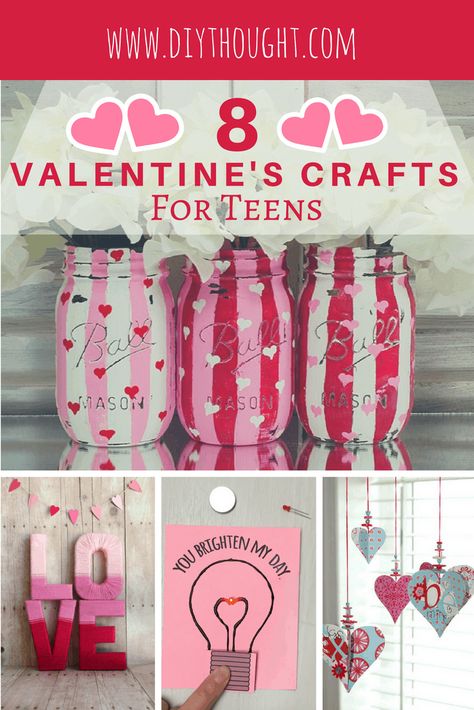 Love Crafts, Easy Valentine Crafts, Crafts For Teens To Make, Activities For Teens, Valentines Day Couple, Homemade Valentines, Valentines Art, Diy Valentines Crafts, Valentine Fun