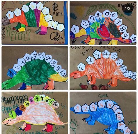 Infant Dinosaur Activities, Dinosaurs Art Preschool, Dinasour Crafts Preschool, Dinosaur Arts And Crafts Preschool, Dino Art Preschool, Dinosaur Math Activities Preschool, Dinosaurs Activities Preschool, Dinosaur Craft Preschool, Dinosaur Activities Kindergarten