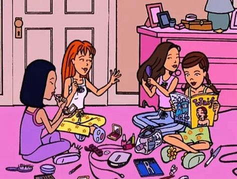 Quin  The Fashion Club Daria Mtv, Daria Morgendorffer, Vintage Cartoons, 90s Cartoons, Cartoon Profile Pictures, Foto Poses, Cartoon Icons, Cartoon Profile Pics, Slumber Parties