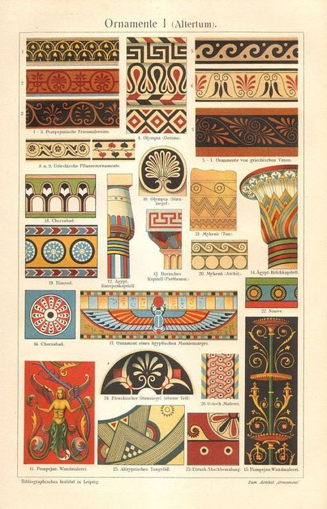 Ancient Ornaments, Egypt Architecture, Egyptian Decorations, Egyptian Ornamented, Egyptian Drawings, Ancient Egyptian Architecture, Egyptian Pattern, Egyptian Painting, Egiptul Antic