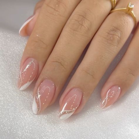 Manikur Kuku, Manicure Nail Designs, Formal Nails, Simple Gel Nails, Casual Nails, Bride Nails, Nagel Inspo, Cat Kuku, Prom Nails