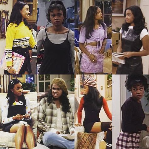 More amazing Ashley Banks style 🧡 #90s #90sgirl #90sfashion #90sstyle #the90s #ashleybanks #tatyanaali #freshprinceofbelair #freshprince Ashley Banks Style, 90s Aesthetic Black Women, Fresh Prince Outfits, 90s Teen Fashion, Hilary Banks, Ashley Banks Outfits, Black 90s Fashion, Ashley Banks, 90’s Outfits