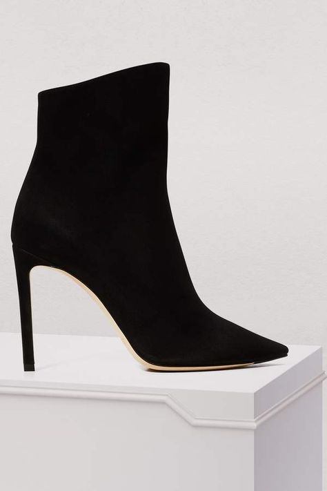 Jimmy Choo Boots Ankle, Black Jimmy Choo, Jimmy Choo Boots, Luxury Footwear, Jimmy Choo Heels, Jimmy Choo Bag, Boating Outfit, Ankle Heels, Shoe Inspo