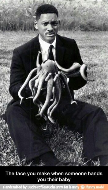 Men in black octo baby Tommy Lee Jones, Jaden Smith, Jada Pinkett Smith, Men In Black, The Smiths, Morning Humor, Memes Humor, Visual Statements, Favorite Actors