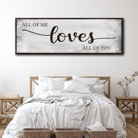 Always Kiss Me Goodnight, Over The Bed, Bedroom Signs, Above Bed, Bedroom Wall Decor, Estilo Art Deco, Family Signs, Christian Wall Art, Orlando Fl