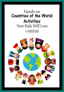 When I was a child, I was fascinated with maps. I remember being in fourth grade and finding a map of the world at my grandma’s house.  As I ran my little fingers over the names and borders of various countries, I imagined all the different places and cultures. Written by Shawna of Different by Design Learning. Unfortunately, most of my personal school experience involved a much more clinical approach to geography. It wasn’t until I began homeschooling my boys that my inter Culture Kindergarten Activities, The World Around Us Activities Eyfs, Games From Around The World For Kids, Countries Around The World Activities, Countries Of The World Activities, Countries Activities For Kids, All Around The World Activities For Kids, Multi Cultural Activities For Kids, Around The World Preschool Activities