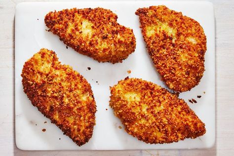 How To Bread Chicken, Breading For Chicken, Breading Chicken, Breaded Chicken Cutlets, Stuffed Potatoes, Breakfast Party Foods, Chicken Milk, Easy Dinner Casseroles, Breaded Chicken Breast