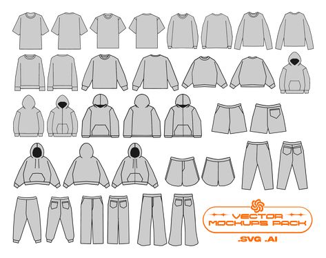 Clothes Mockup Free, Clothing Vector, Graphic Design Clothing, Best Streetwear Brands, Streetwear Logo, Clothing Templates, Company Swag, Unique Streetwear, Graphic Design Portfolio Inspiration