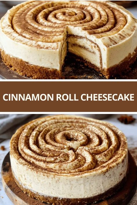 Cinnamon Roll Cheesecake Recipe The Best Cheesecake Recipe Ever, Cinnamon Roll Hunny Bun Cheesecake, Cheesecake Recipes Cool Whip, Thanksgiving Cheese Cakes Recipes, Cinnamon Honeybun Cheesecake, Honeybun Cinnamon Roll Cheesecake, Health Baking Recipes, Cheesecake Bundt Cake Recipes, Cinnamon Honey Bun Cheesecake