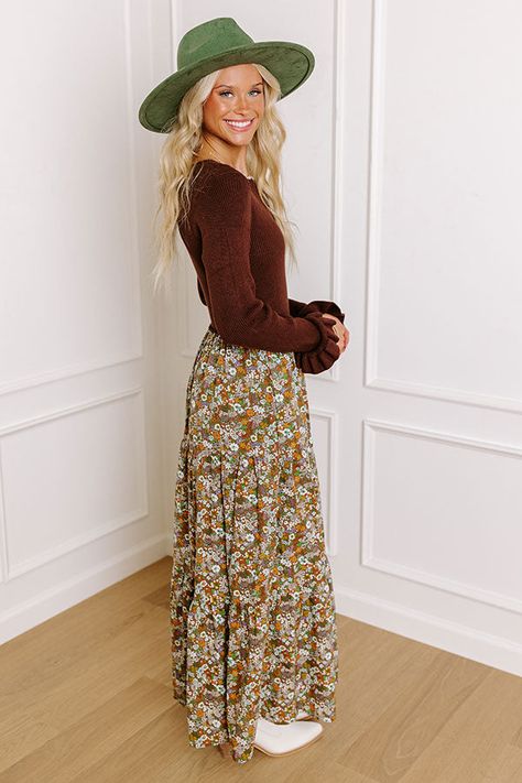 Long skirt fall