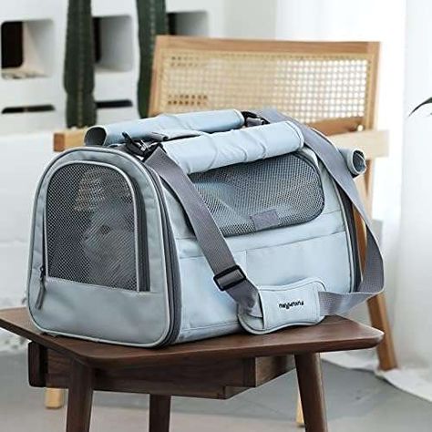 Wholesale Bulk FUKUMARU Cat Carrier, Soft-Sided Small Dog Carrier, Large Cat Travel Bag with 4 Mesh Windows, Under 30 lb Airline Approved Pet Carrier with 4 Storage Pockets, Rollable Cover for Nervous Cats, Grey Amazon & Etsy Manufacturer Check more at https://www.alppm.com/product/wholesale-bulk-fukumaru-cat-carrier-soft-sided-small-dog-carrier-large-cat-travel-bag-with-4-mesh-windows-under-30-lb-airline-approved-pet-carrier-with-4-storage-pockets-rollable-cover-for-nervous Cat Climbing Shelves, Airline Approved Pet Carrier, Cat Travel Carrier, Small Dog Carrier, Pet Travel Carrier, Pocket Cat, Pet Travel Bag, Cat Lounge, Cat Perch