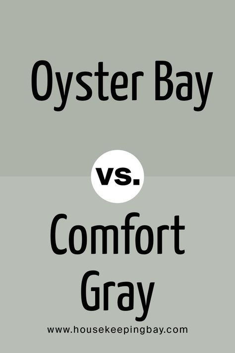 Oyster Bay vs Comfort Gray by Sherwin Williams Sherwin Williams Comfort Gray, Oyster Bay Sherwin Williams, Ranch House Remodel, Sherwin Williams Gray, Trim Colors, House Color Palettes, Comfort Gray, Oyster Bay, Wall Paint Designs