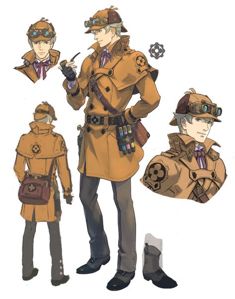 Herlock Sholmes Art - The Great Ace Attorney Chronicles Art Gallery The Great Ace Attorney Chronicles, Great Ace Attorney Chronicles, Ace Attorney Chronicles, The Great Ace Attorney, Great Ace Attorney, Library Games, Octopath Traveler, Fire Emblem Heroes, Ace Attorney