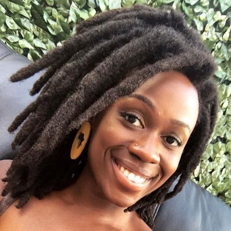 Untwisted Locs, Locs Inspiration, Freeform Dreads, Women Locs, Freeform Locs, Thick Locs, Beautiful Black Hair, Beautiful Dreadlocks, Dreads Styles