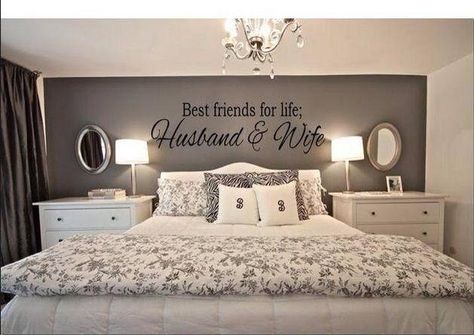 bedroom gray,white,black Uppercase Living vinyl Bilik Idaman, Decor Ikea, Hemma Diy, White Bed, Master Room, Bilik Tidur, Romantic Bedroom, Couple Bedroom, Hemnes