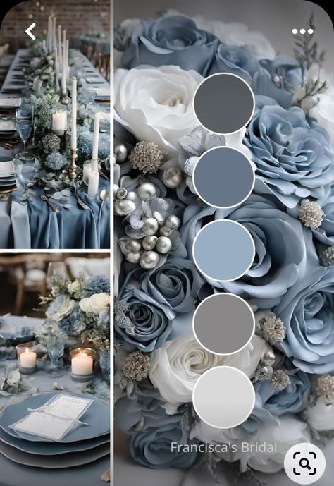 September Wedding Colors Schemes, Unique Fall Wedding, Wedding Color Palette Ideas, Wedding Theme Color Schemes, Gray Wedding Colors, Winter Wedding Color Palette, Wedding August, Wedding Color Pallet, Decoration Evenementielle