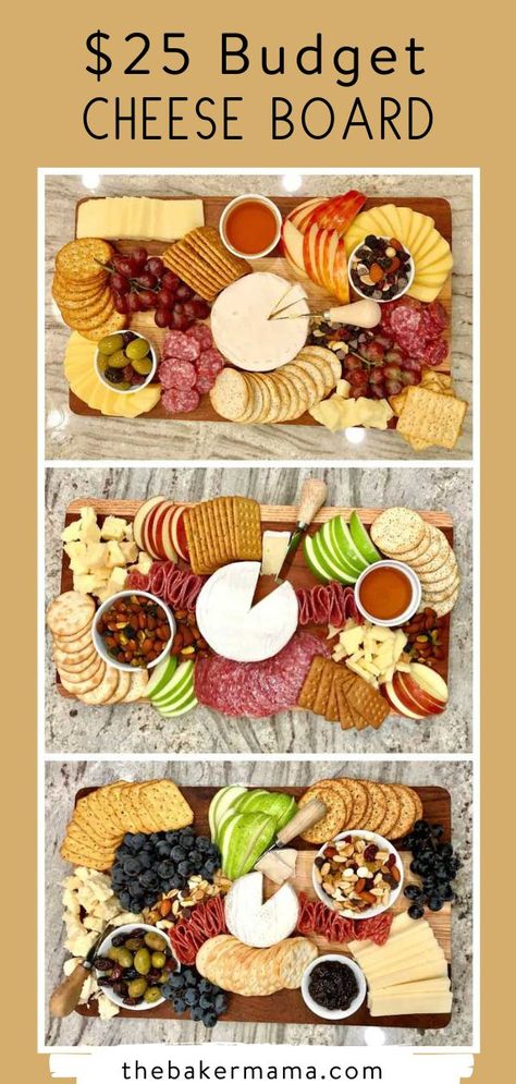 Building a great cheese board doesn’t have to be crazy expensive to look and taste impressive. I’m here to show you how to build a $25 Budget Cheese Board that is beautiful and delicious cheese. You can easily create charcuterie boards on a budget of about $25 with ingredients from either Trader Joe’s, ALDI or Target. Keep in mind, prices vary by location so you might find things more expensive or hopefully cheaper based on where you live. Budget Cheese Board, Homemade Cheese Board, Beginner Cheese Board, Cracker And Cheese Board, Creating A Charcuterie Board, Cheap Cheese Board, How To Build A Cheese Board, Good Cheese For Charcuterie Board, Trader Joe’s Appetizer Board