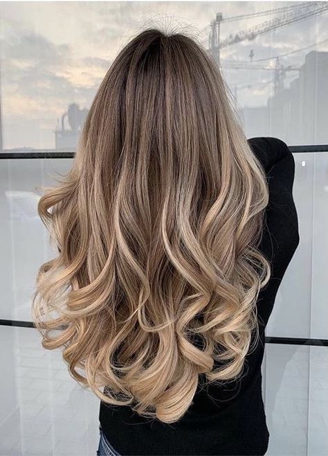 Highlights Brown Hair Balayage, Balyage Long Hair, Baylage Hair, Balayage Straight Hair, Summer Blonde Hair, Brown Hair Looks, Brown Hair Inspo, Ombre Hair Blonde, Fesyen Rambut