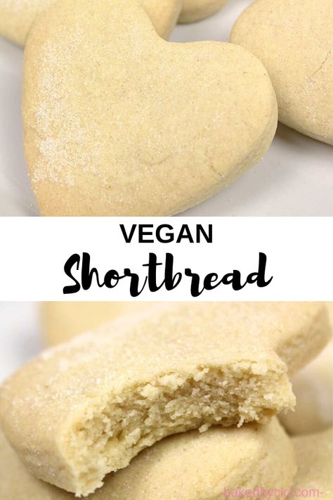 Vegan Shortbread Recipe, Savory Vegan Baked Goods, Food To Bake Desserts, Vegan Recipes Cookies, Vegan Biscuits Cookies, Vegan Potluck Dessert, Vegan Baked Desserts, Vegan Recipes Baking, Vegan Treats Easy