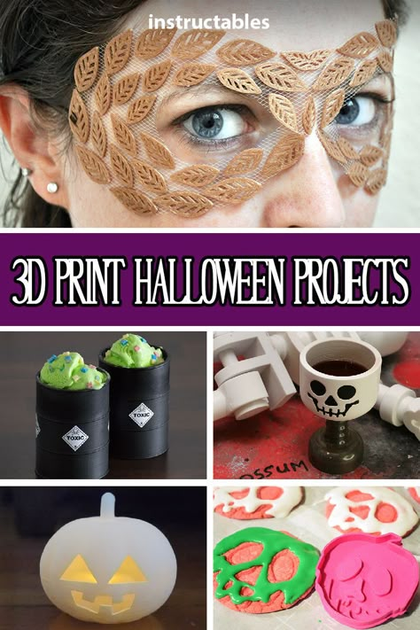 Cricut And 3d Printer, 3d Print Files Free Printable, 3d Printing Ideas Halloween, Halloween 3d Printing, Halloween 3d Print, 3d Printed Ideas, Resin Printing 3d, 3d Printing Ideas Creative, Cool 3d Printing Ideas