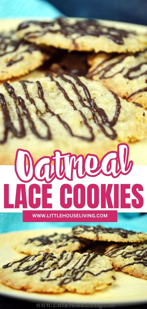 Try this easy oatmeal lace cookies recipe for a delightful treat. These crispy and chewy cookies are made with oats and sweet goodness. Enjoy oatmeal lace cookies as a snack or dessert for any occasion. Perfect for family gatherings and sharing! Oatmeal Lace Cookies Recipe, Lace Cookies Recipe, Oatmeal Lace Cookies, The Best Oatmeal, Best Oatmeal Cookies, Lace Cookies, Chewy Cookies, Easy Oatmeal, Homemade Dessert