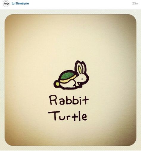 Rabbit Turtle Rabbit Tattoo, Turtle Wayne, Cute Turtle Drawings, Sheldon The Tiny Dinosaur, Kawaii Turtle, Cartoon Turtle, Rabbit Drawing, Turtle Drawing, Turtles Funny