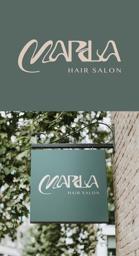 Hairdresser Logo Design, Hairdresser Logo, Hair Salon Logo, Hair Logo Design, Business Card Gallery, Typo Logo Design, Contemporary Logo, Hair Salon Business, Hair Salon Logos