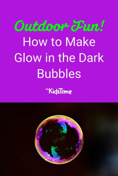 Glow In Dark Bubbles, Glowing Bubbles Diy, Glow In The Dark Bubbles Diy, Glow In The Dark Activities, Glow In The Dark Bubbles, Glowing Bubbles, Space Vbs, Bubble Mixture, Bubble Diy