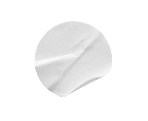 Blank white round paper sticker label is... | Premium Photo #Freepik #photo #round-tag #circle-sticker #paper-tag #white-label Mexican Graphic Design, About Blank, Texture Graphic Design, Circle Labels, Sticker Label, Paper Sticker, Blank White, White Label, Round Stickers