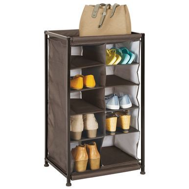 Vertical Fabric Shoe Rack Floor Stand for Closet Storage Shoe Storage Cupboard, Plastic Shoe Rack, Closet Clutter, Cube Storage Shelves, Closet Shoe Storage, Storage Cubes, Canvas Storage, Hallway Storage, Storage Stand