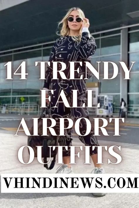 14 Trendy Fall Airport Outfits for Women: Stay Stylish and Comfortable 29 Travel Korean Outfit, Airport Fall Outfits, Airport Outfit Fall 2024, Autumn Airport Outfit, Airport Outfit Fall Comfy, Travel Attire For Women Airport, First Class Travel Outfit, Mom Airport Outfit, Business Casual Airport Outfit