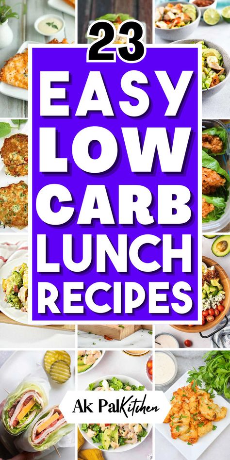 Low carb lunch ideas to inspire! Explore our keto lunch recipes, vegetarian low carb lunches, and healthy low carb meals. Whether you need a quick low carb lunch for work, or are planning a week of low carb meal prep, find easy low carb lunches like healthy salads, healthy wraps, and lunch bowls. Dive into low carb chicken recipes, low carb seafood lunches, and gluten-free low carb recipes. Plus, discover tasty low carb snacks and smoothies for a complete, satisfying midday meal. Low Carb Lunch Recipes Easy, Low Carb Gluten Free Lunch Ideas, High Protein Low Carb Recipes Snacks Meal Prep, Low Carb Easy Lunches, Low Carb Chicken Recipes For Lunch, Easy Meal Prep Keto, Keto Easy Meals For Beginners, Low Carb Lunch For Work, Low Carb Lunches Easy