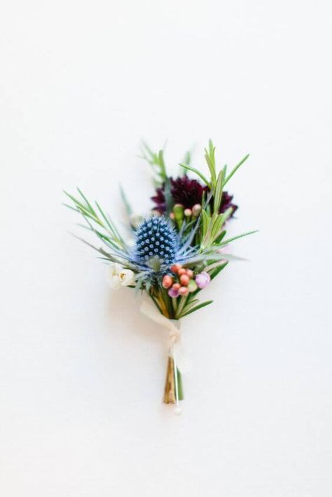 16 Buttonholes You & Your Groom will Love! | weddingsonline A Bunch Of Flowers, Button Holes Wedding, Unique Wedding Flowers, Boutonniere Wedding, Wildflower Wedding, Bunch Of Flowers, Groom And Groomsmen, Boutonniere, Unique Weddings