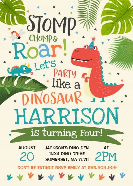 Dinosaur Roar, Birthday Invitations Zazzle, Dinosaur Party Invitations, Dinosaur Birthday Theme, Dinosaur Birthday Party Invitations, Dinosaur Birthday Party Decorations, Boys First Birthday Party Ideas, Dinosaur Invitations, Dinosaur Themed Birthday Party