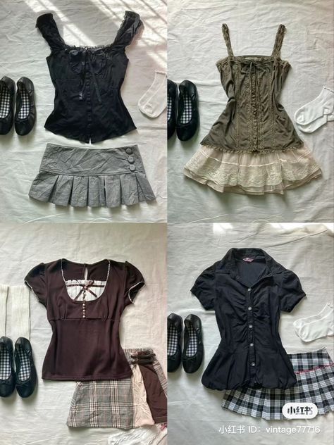 Downtown Outfits, Clothes And Shoes, Grunge Goth, 2000s Fashion Outfits, Mein Style, Swaggy Outfits, Really Cute Outfits, 2000s Fashion, Gyaru