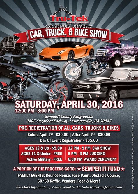 Free Car and Bike Show Flyer Template (2nd Exclusive Car Show Flyer Ideas) - 2 Package Flyer Design | No question skillfully designed, this 2nd Free Car and Bike Show Flyer Template can be the best idea once you want to design a more light and native design // car truck bike show flyers // classic car show flyers // car show flyer ideas. Car Show Flyer, Show Flyer, Car And Bike, Designer Board, Fundraiser Flyer, Classic Car Show, Motorcycle Posters, Flyer Ideas, Exclusive Cars