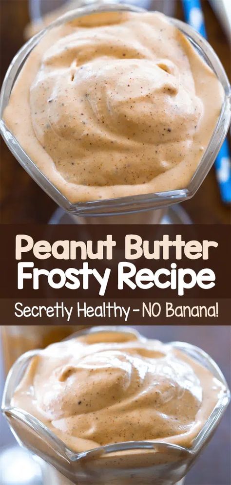 Healthy Peanut Butter Milkshake, Healthy Frosty Recipe, Peanut Butter Shakes Healthy, Healthy Peanut Butter Ice Cream, Chocolate Peanut Butter Smoothie No Banana, Vegan Peanut Butter Smoothie, Chocolate Peanut Butter Protein Shake Recipes, Healthy Nutribullet Recipes, Healthy Peanut Butter Protein Shake