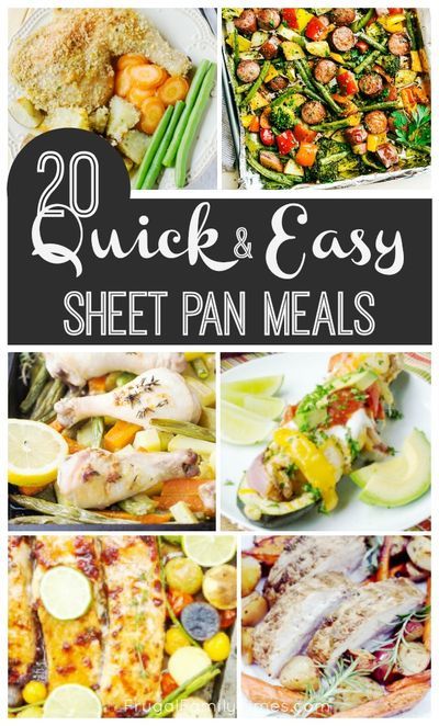 Quick, easy and healthy sheet pan dinners. A roundup of 20 family friendly and simple recipes. Chicken, Fish, Pork chops and more. Baked and delicious. Healthy Sheet Pan Dinners, Roasted Vegetables With Chicken, Healthy Sheet Pan, Week Meals, Easy Sheet Pan Dinners, Sheet Pan Dinners Recipes, Pan Dinners, Sheet Pan Dinners, Family Meal