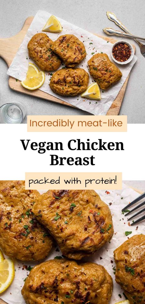 Chicken Substitute Vegetarian, Fake Meat Recipes, Meat Alternatives Protein, Meat Substitute Recipes, Vegan Protein Meals, Vegan Chicken, Recipes Using Seitan, Seitan Chicken Recipes, Easy Seitan Recipes Vegan