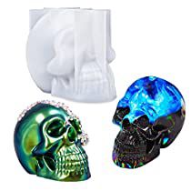 Check this out! Epoxy 3d, Halloween Party Accessories, Skull Shape, Resin Art Supplies, Skull Mold, Resin Skull, Candle Molds Diy, Formy Silikonowe, Carnival Theme