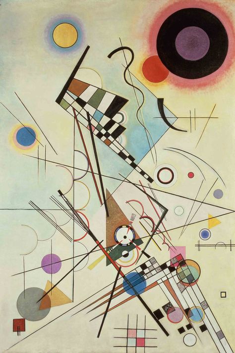 Kandinsky Art, Galleria D'arte, Wassily Kandinsky Paintings, Kunst Inspiration, Wassily Kandinsky, No 8, Fine Arts Posters, Henri Matisse, Art Classes