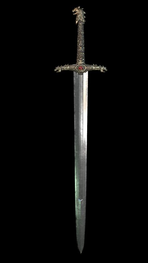 ArtStation - Knight Sword, Thomas Schreiter Max Steel, Fantasy Life, Heroic Fantasy, Swords Medieval, Cool Swords, Fantasy Aesthetic, Pubg Mobile, A Dragon, Medieval Fantasy