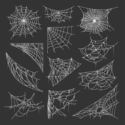 Drawing Of Spider Web, Drawn Spider Webs, Painted Spider Webs, Spider Web Reference, Hand Web Tattoo, Spiderweb Reference, Spider Web Drawing Realistic, Spiders Web Drawing, Spider Webb Drawings