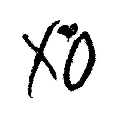 Simply XØ Xo Tattoo Design, X’o Tattoo The Weeknd, Xo Logo The Weeknd Png, Xo Weekend Tattoo, Xo The Weekend Tattoo, The Weekend Tattoo Xo, Starboy Tattoo The Weeknd, X O Tattoo, Starboy Drawing