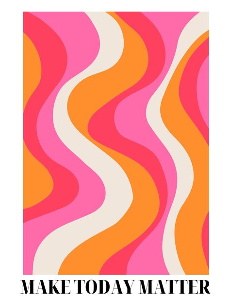 Perfect for a Groovy Retro classroom theme! Color Themed Classroom, Preppy Posters For Room, Groovy Aesthetic 70s, Colorful Retro Aesthetic, Groovy Retro Classroom, Retro Classroom Theme, Groovy Interiors, Motif Retro, Boho Pattern Design